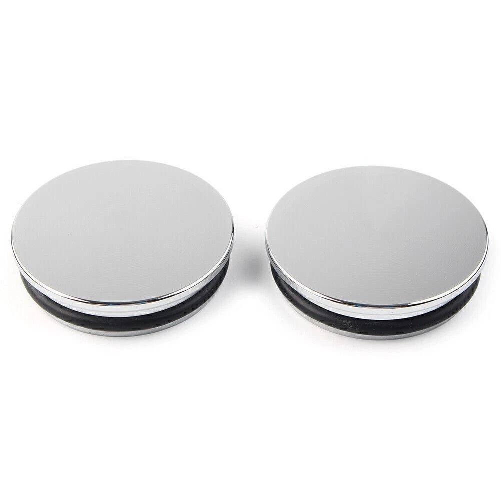Pair Swingarm Pivot Covers for Harley V-Rod VRSCA (2002–2017) Silver