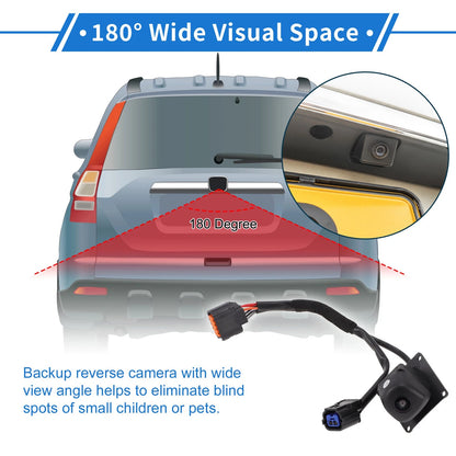 Rear View Camera Backup Camera 120-180° for Hyundai Genesis Sedan (2011–2016)