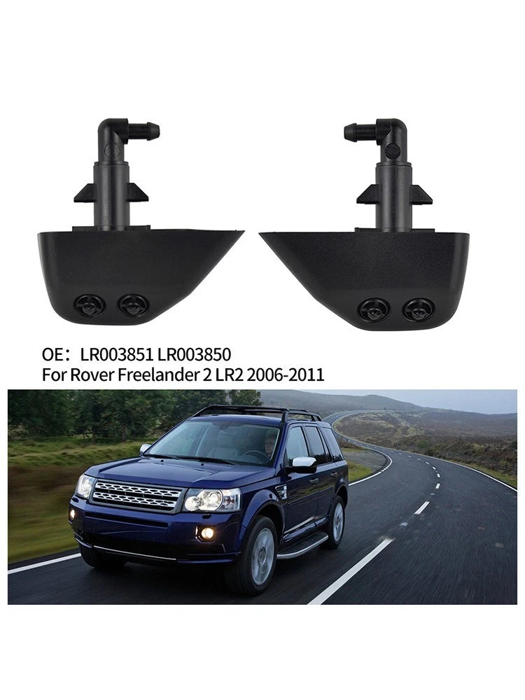 2Pcs Headlight Washer Nozzles for Land Rover Freelander LR2 (2007–2014)
