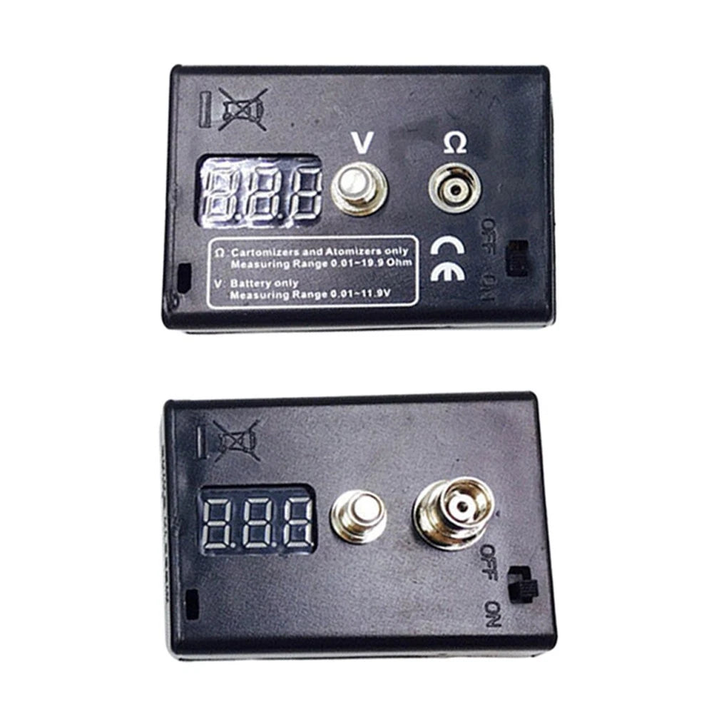 Digital Resistance Tester Ohmmeter with LED Display for Automotive Use