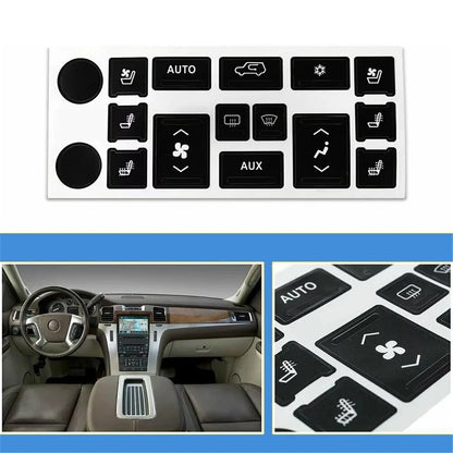 Control Climate Button Repair Decal for Cadillac Escalade EXT ESV (2007–2014)