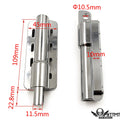 Chrome Dominator Cut Foot Peg for Harley Softail (2012–2023)