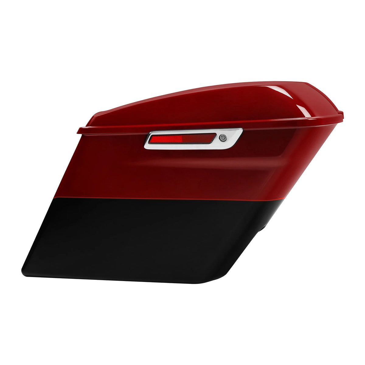 5" Stretched Hard Saddlebags for Harley Touring (2014–2023) Billiard Red/Vivid Black