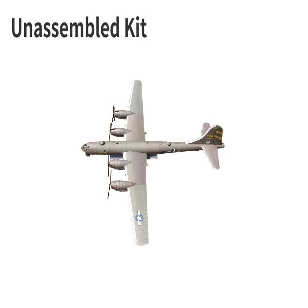 B-29 Bomber Paper Model 1:47 Unassembled Aircraft Model