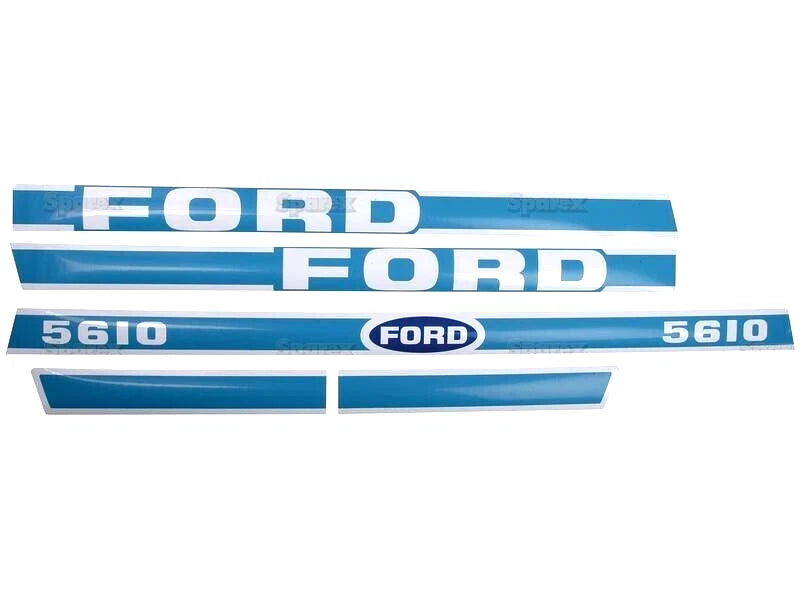 Decal Set for Ford 5610 Tractor with Cab (Early)