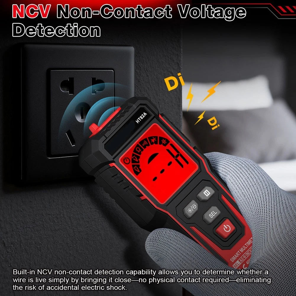 HT82A Multimeter with NCV Detection and Phase Identification