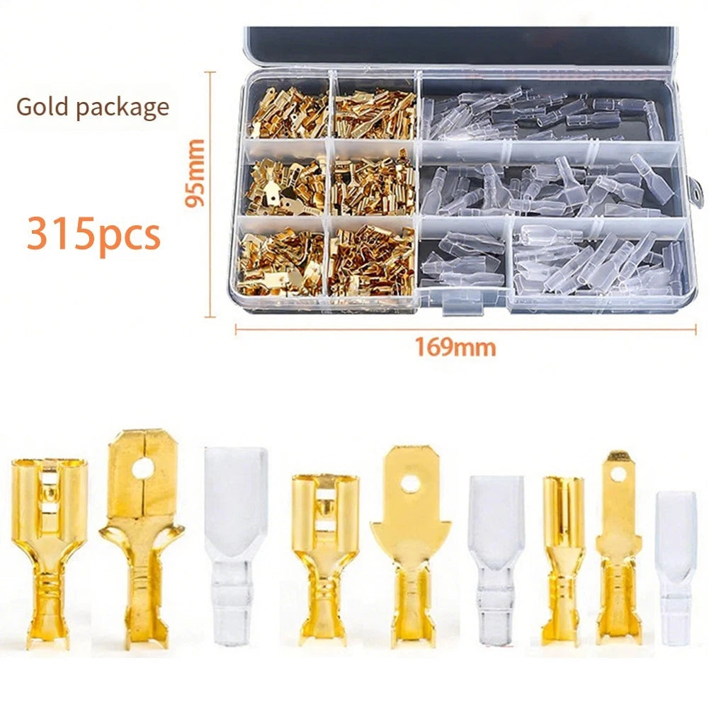 315PCS Crimp Terminal Connector Set for Electrical Wiring