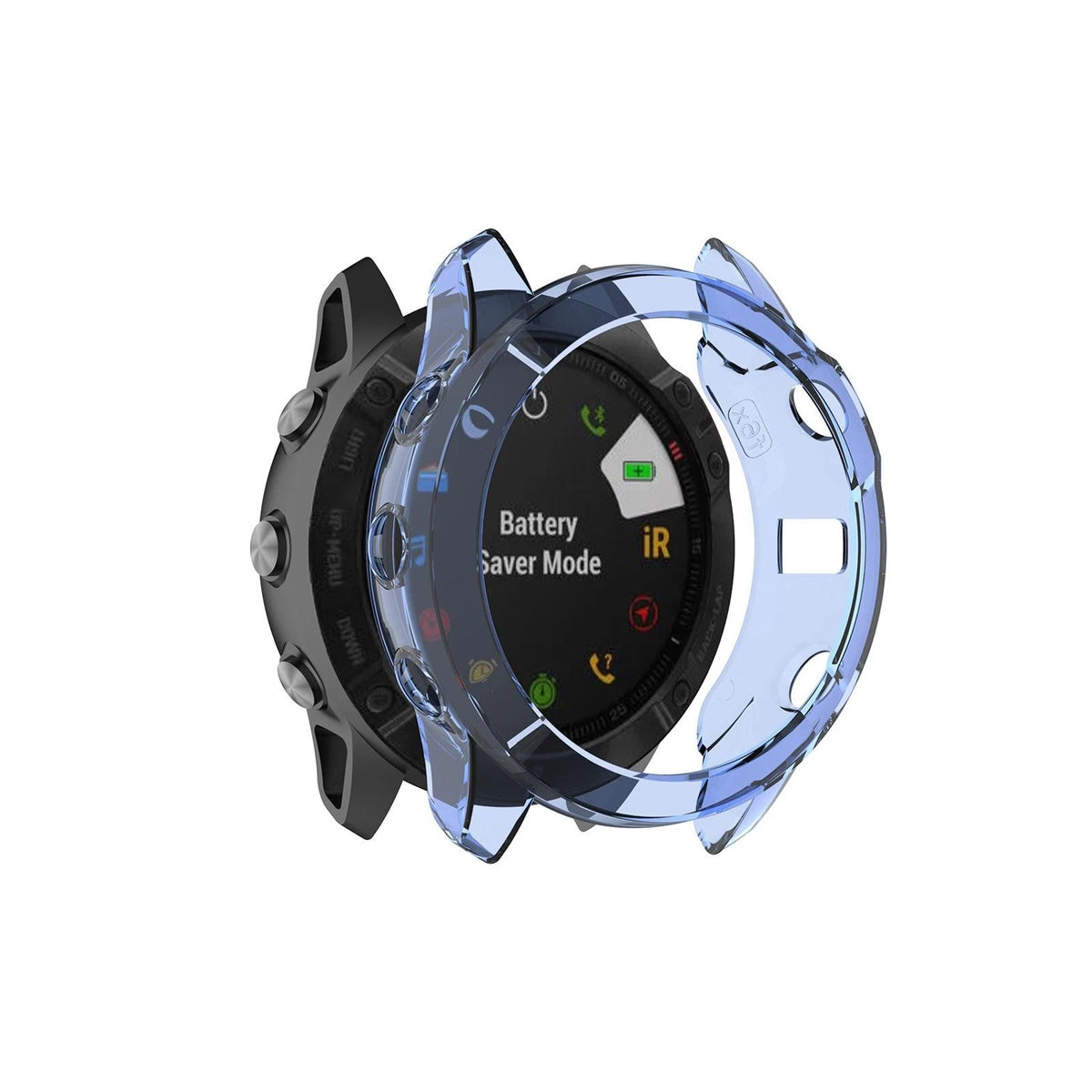 4X Clear TPU Case Cover for Garmin Fenix 6/6 Pro/6X/6X Pro