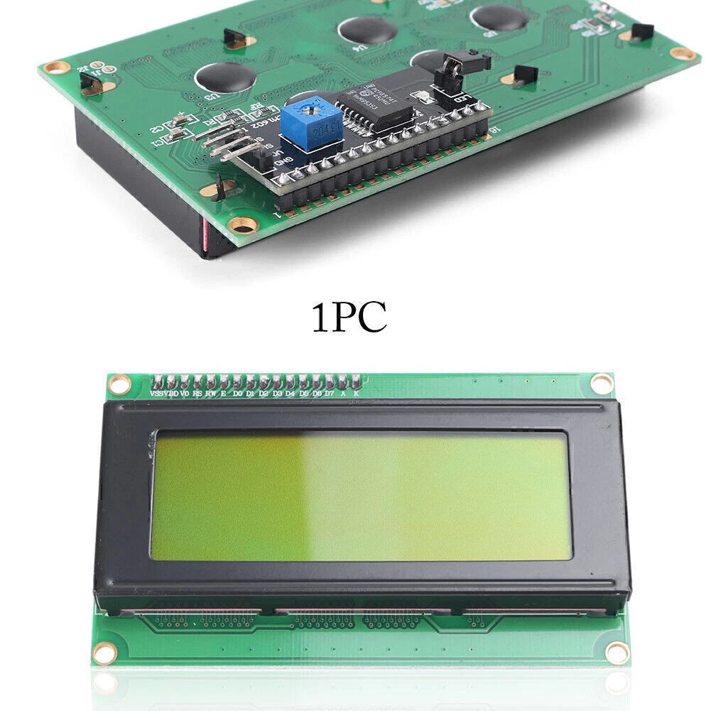 1pc For New Yellow IIC I2C TWI 2004 20 x 4 Serial LCD Module Display