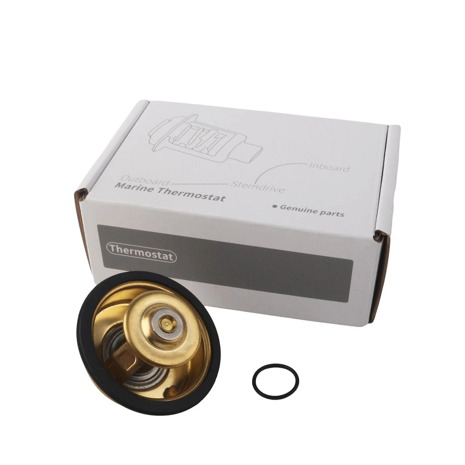 SternDrive Thermostat Kit for Volvo Penta AQ 120B TO 251A (875580, 183666)