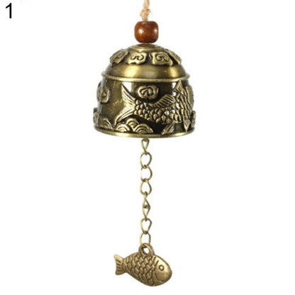Hanging Wind Chime for Luck Fortune Dragon Fish (27cm)