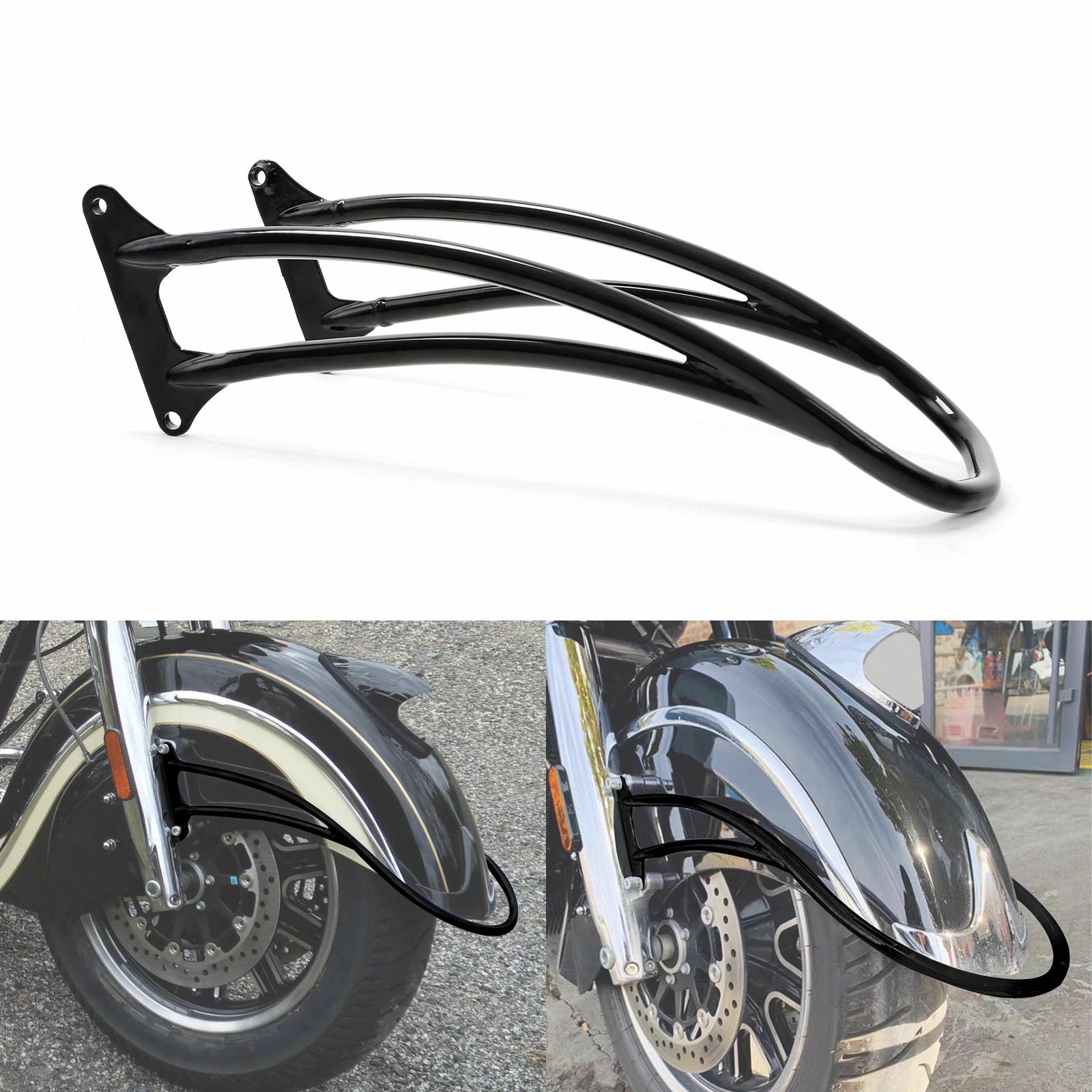 Front Fender Bumper for Indian Chieftain, Springfield (2014–2023)