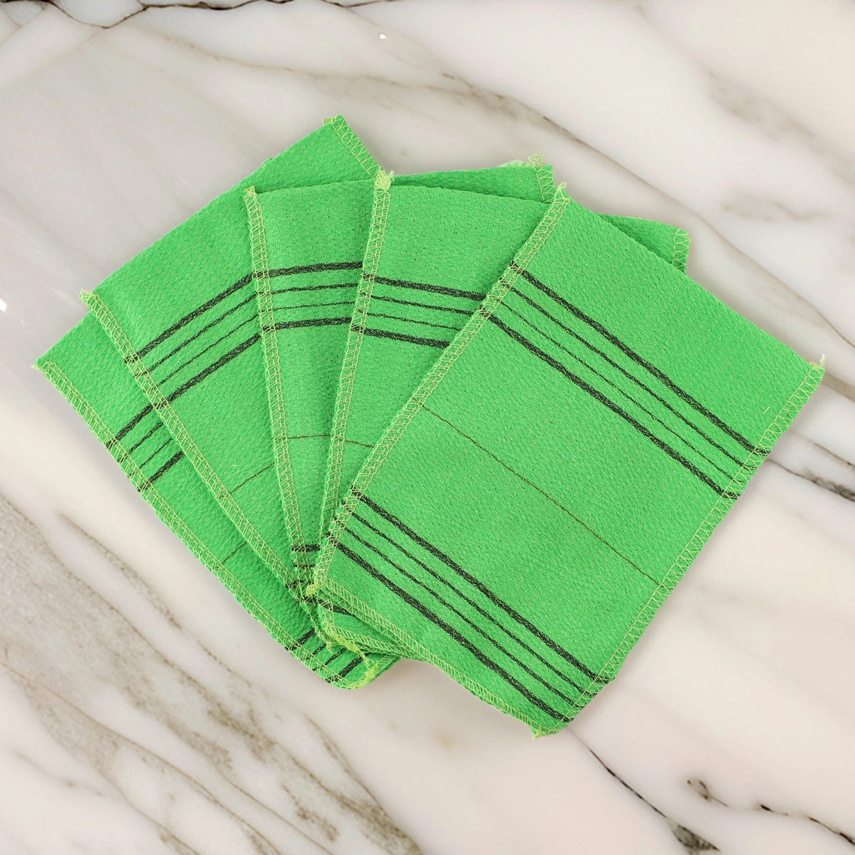 5Pcs Exfoliating Bath Washcloths for Shower (Summer)