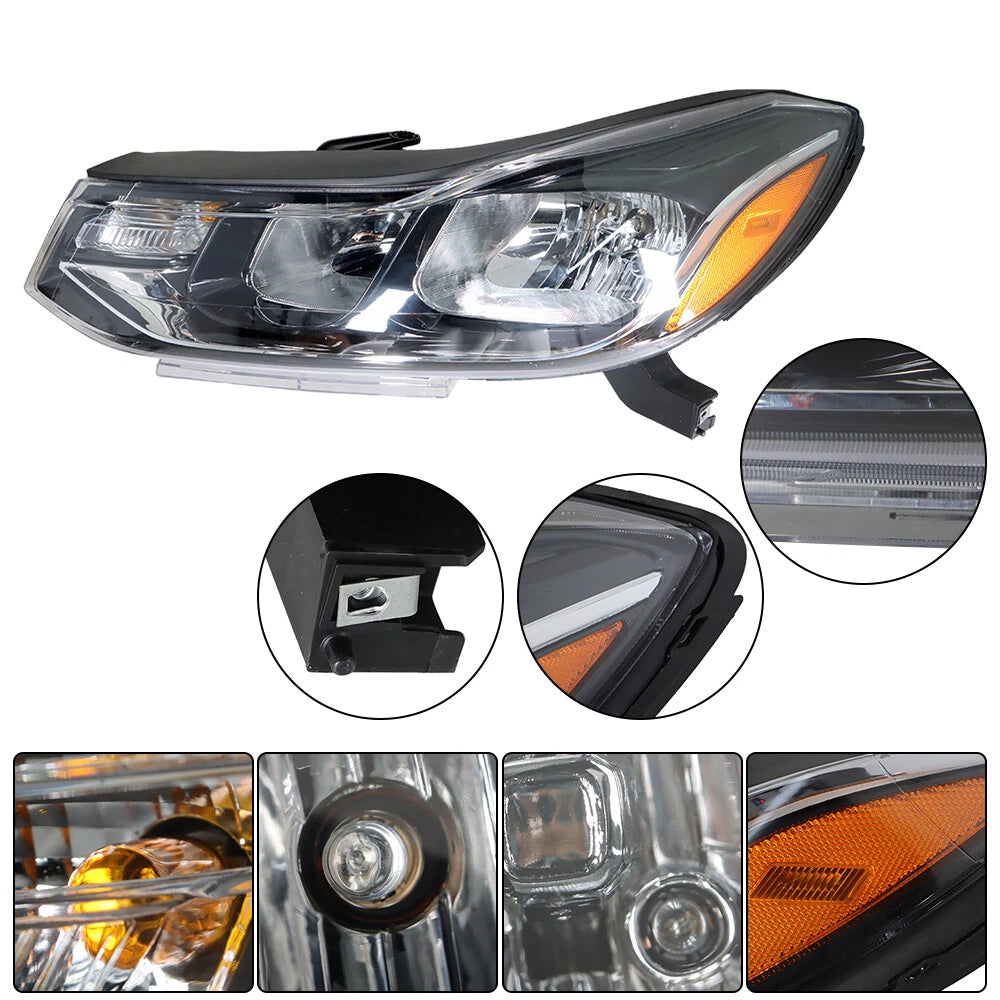 Headlight Assembly for Chevrolet Trax (2017–2019) Left Side Halogen