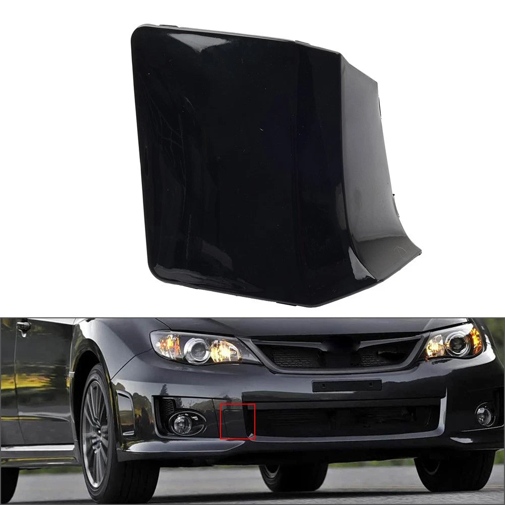 Front Right Bumper Tow Hook Cover for Subaru Impreza (2010–2014) - Glossy Black