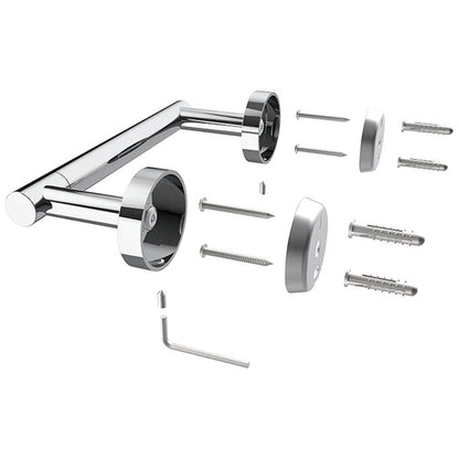 Stainless Steel Rotating Paper Towel Rack for Bathroom Storage