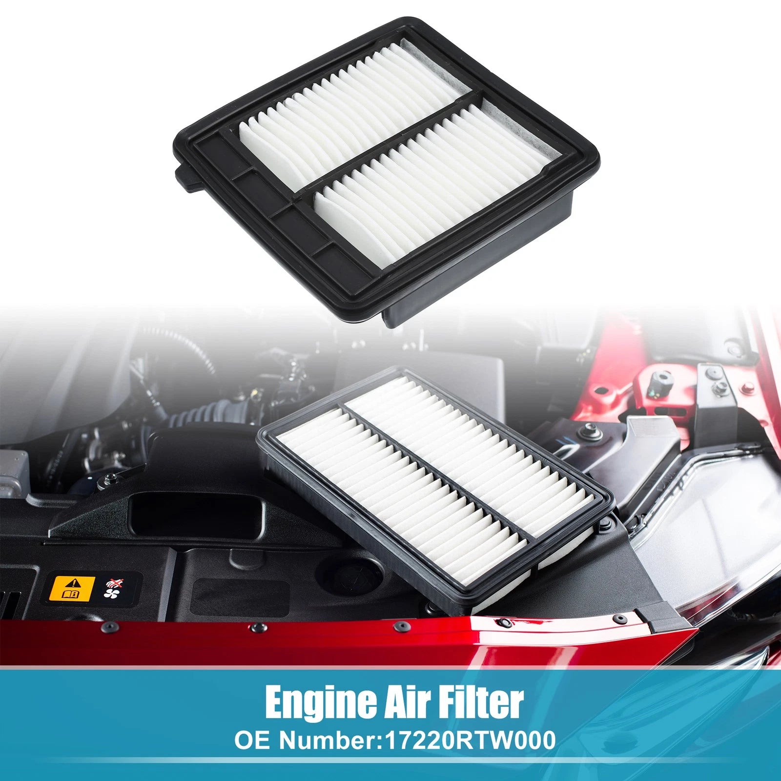 Engine Air Filter Replacement for Honda CR-Z ZF1 ZF2 (2011–2018)