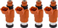 Set of 4 Fuel Injectors for Yamaha Outboard 115 HP (15710-65D00)