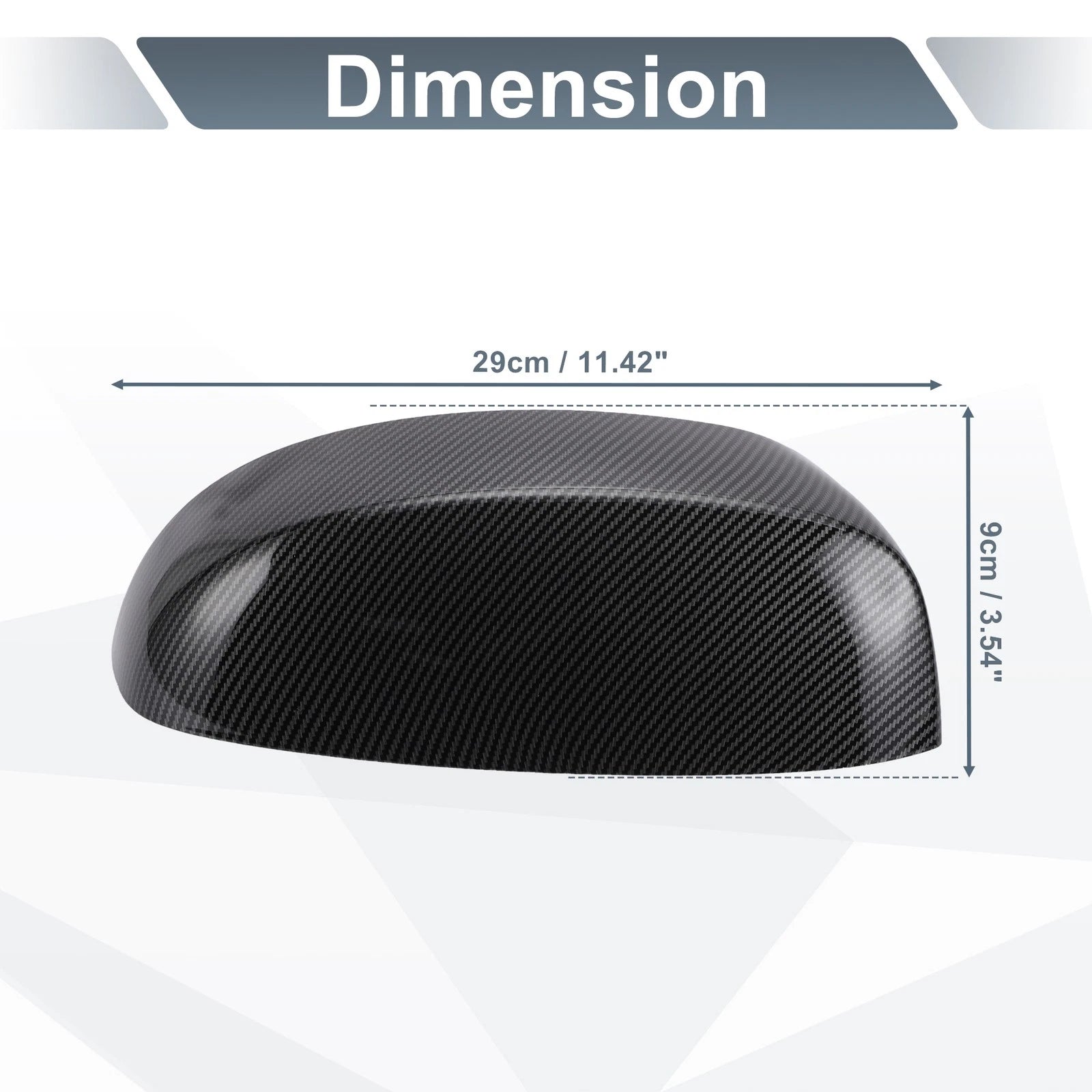Rearview Mirror Cover Cap Replacement Set for Chevrolet Avalanche (2002–2013)