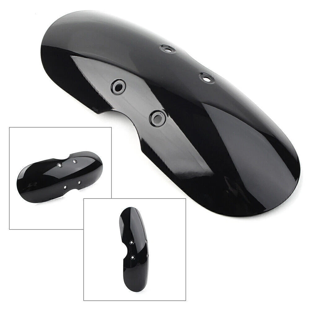 Gloss Black Front Fender Mudguard for Triumph Scrambler Thruxton 900 (2001–2016)