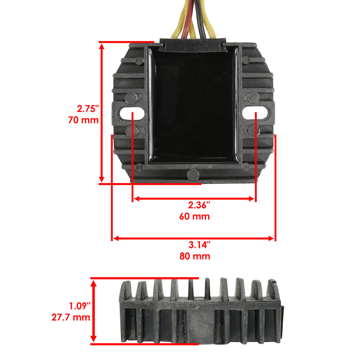 Stator and Regulator Rectifier Replacement for Yamaha Kodiak 400 YFM400FW (1996–1998)