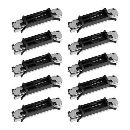 Set of 10 Front Windshield Moulding Clips for BMW