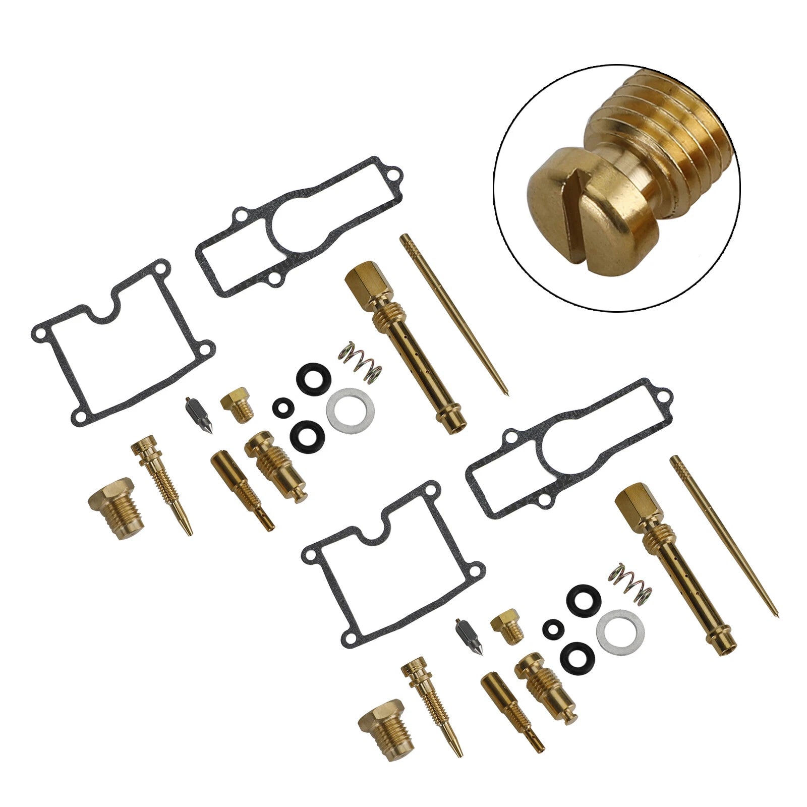 2X Carburetor Rebuild Kit for Kawasaki Z400 KZ400FX KZ550 GPZ550 (1980–1983)