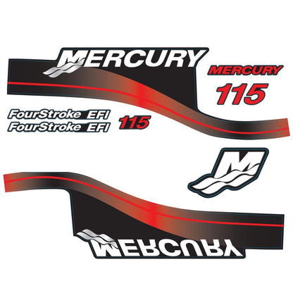 Decals Sticker for Mercury Outboard 115hp EFI 4-Stroke (37-881649A01)