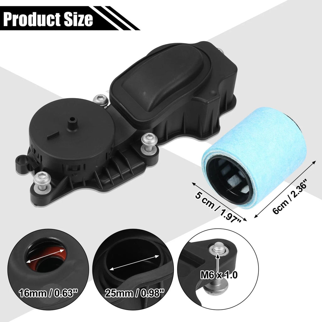 Crankcase Oil Water Separator Replacement for BMW 3 5 7 X5 (1998–2005)