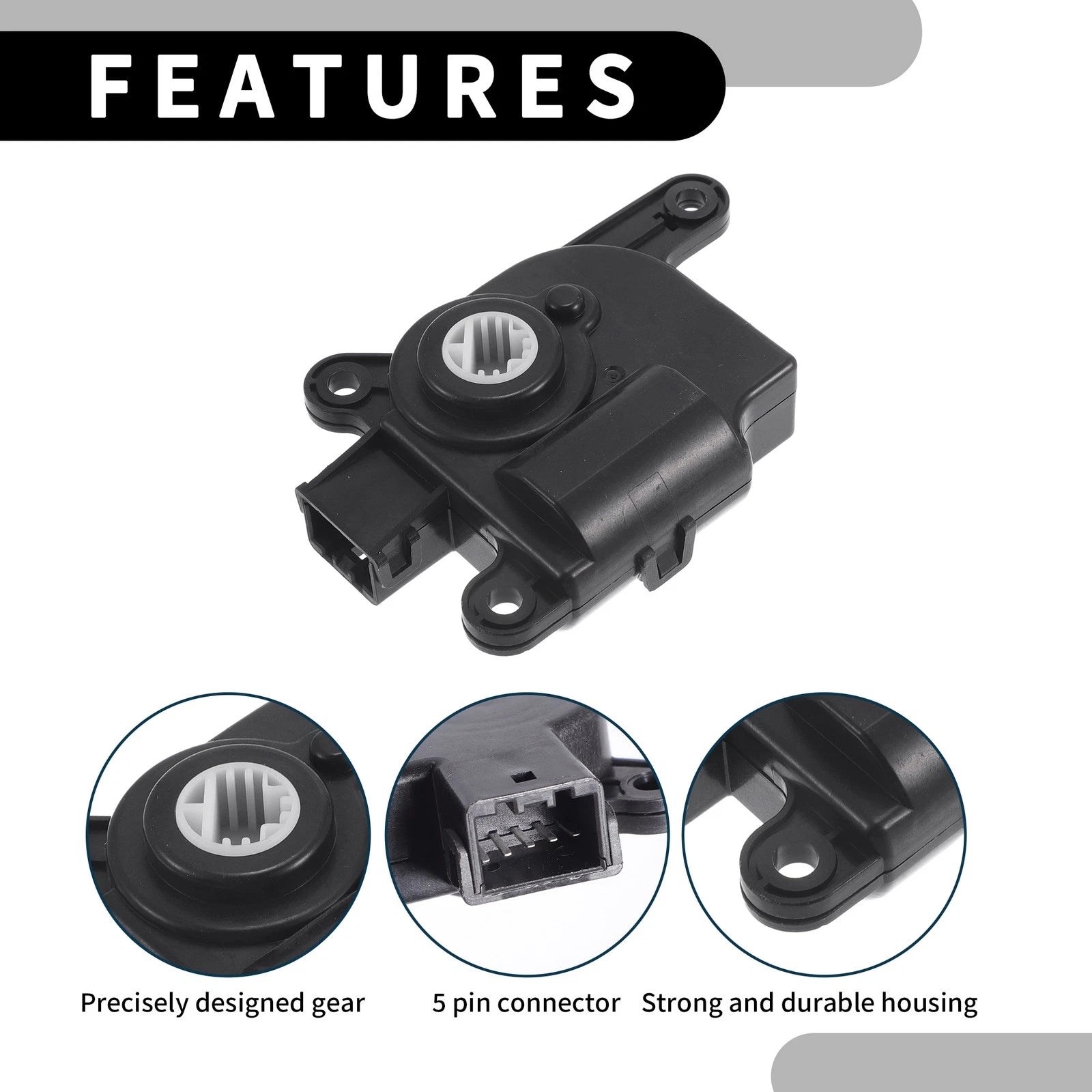 HVAC Heater Blend Door Control Actuator Replacement for Hyundai Elantra (2006–2010)