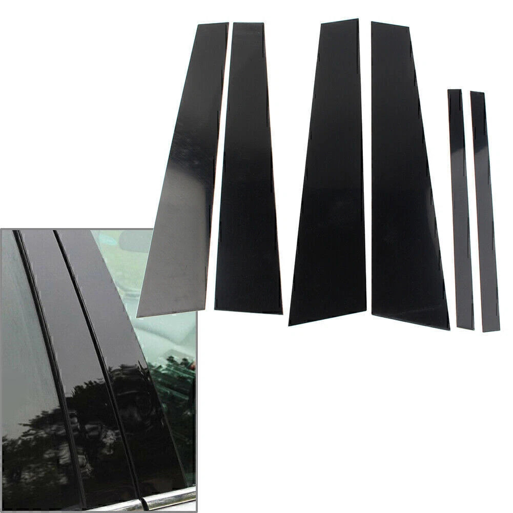 Glossy Black Door Trim Cover Kit for Honda Accord (2013–2017)
