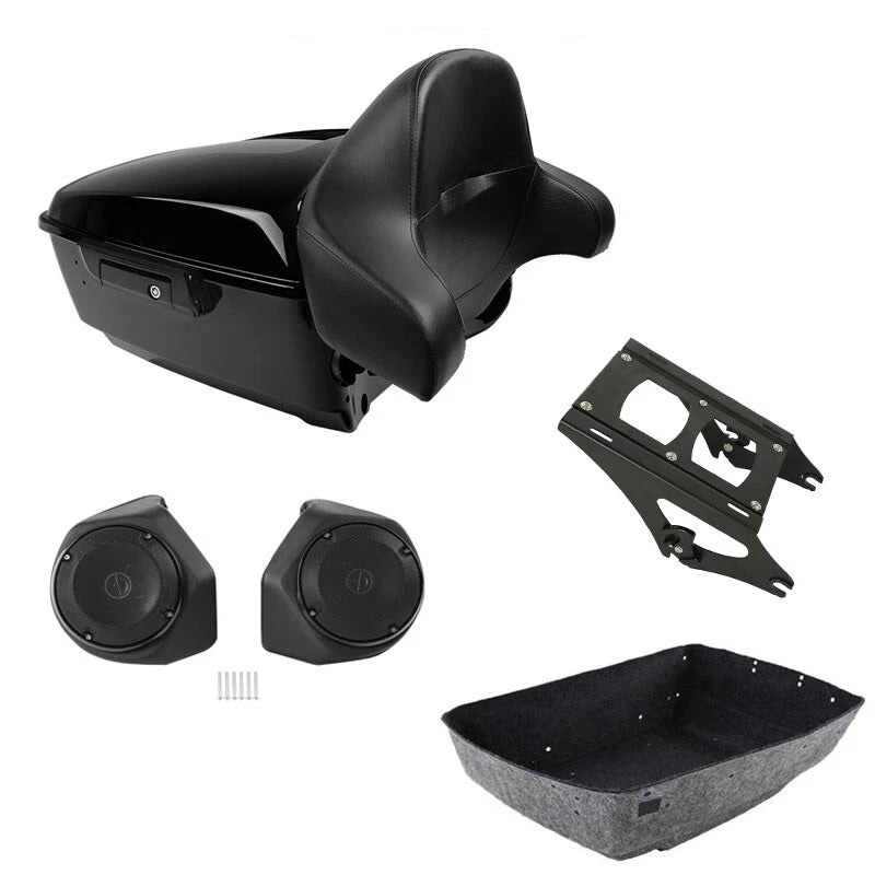 Trunk Mount Rack Speakers Pad for Harley Road Electra Glide (2014–2026)