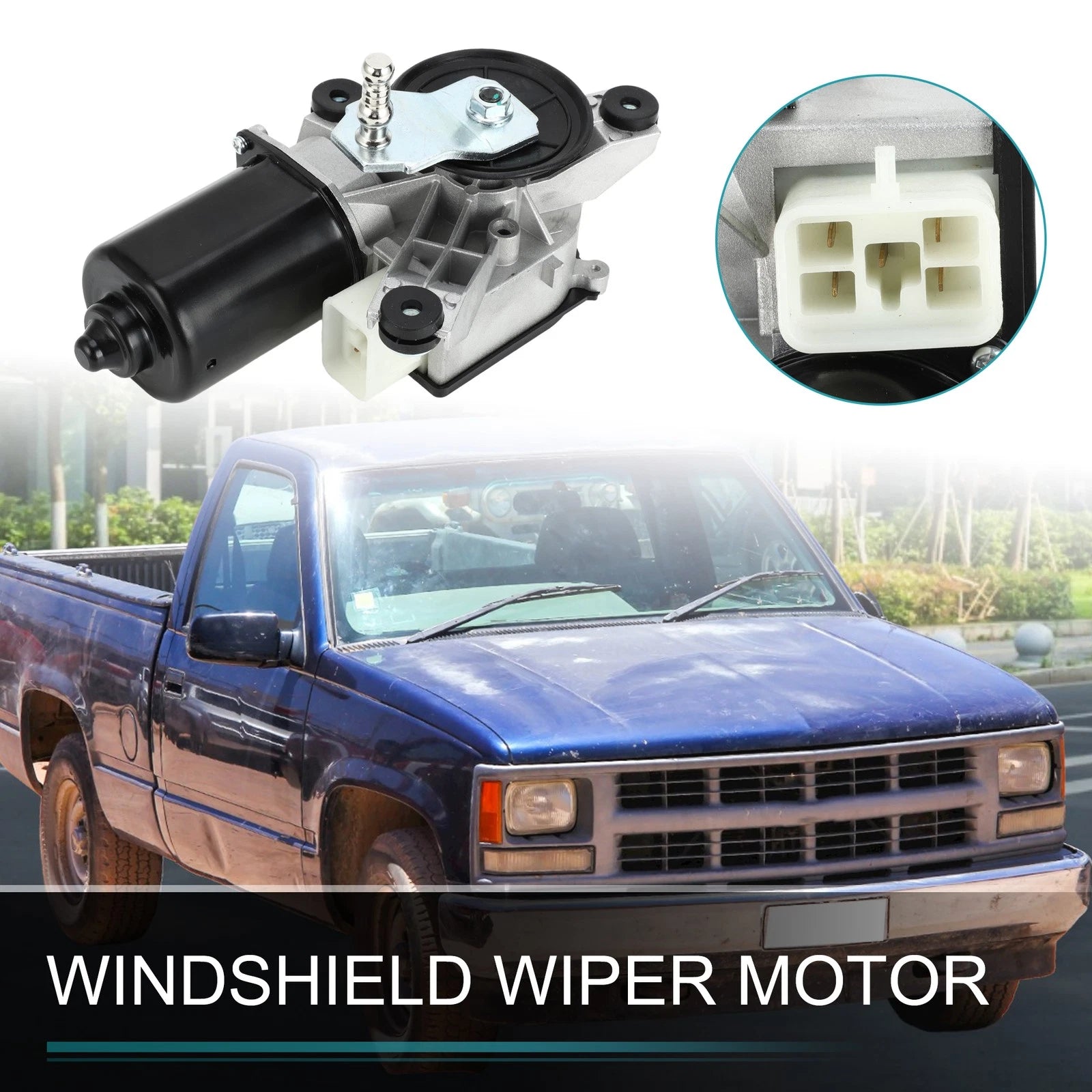 Front Windshield Wiper Motor for Chevrolet GMC C1500 K1500 (1988–1998)