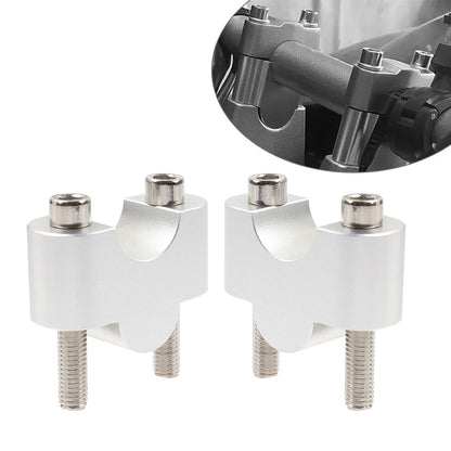 Handlebar Riser Lift Set Clamps 7/8" Bar 25mm for Honda Kawasaki