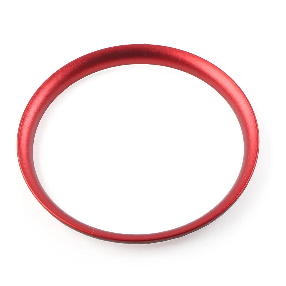 Interior Central Console Clock Frame Ring Trim for VW Passat B8 (2016–2019) Red