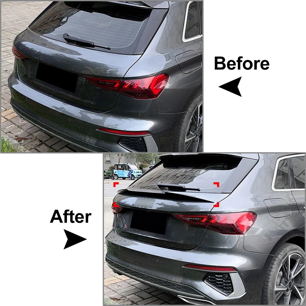 Rear Spoiler Wing for Audi A3 S3 RS3 8Y 5 Door Sportback (2021–2024)