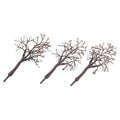 Set of 4 Model Train Landscape Trees for Scenery (12cm)