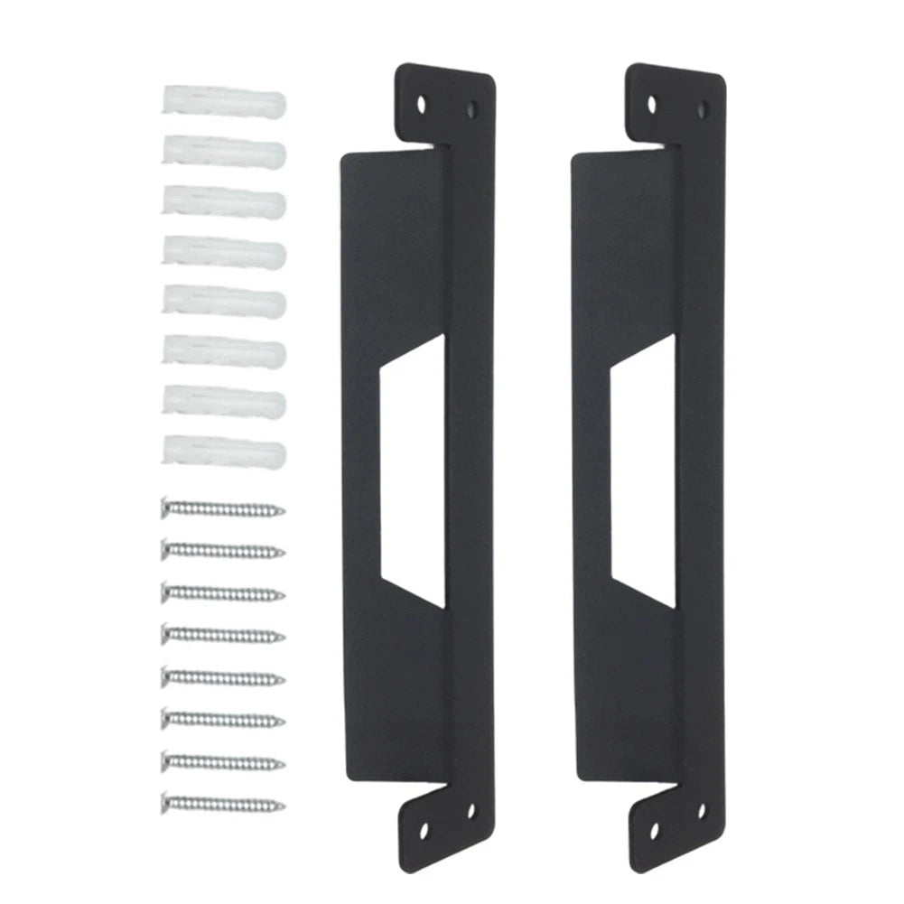 For StackTech Compatible Wall Mount Brackets Iron Black 2PCS 4PCS for Toolboxes