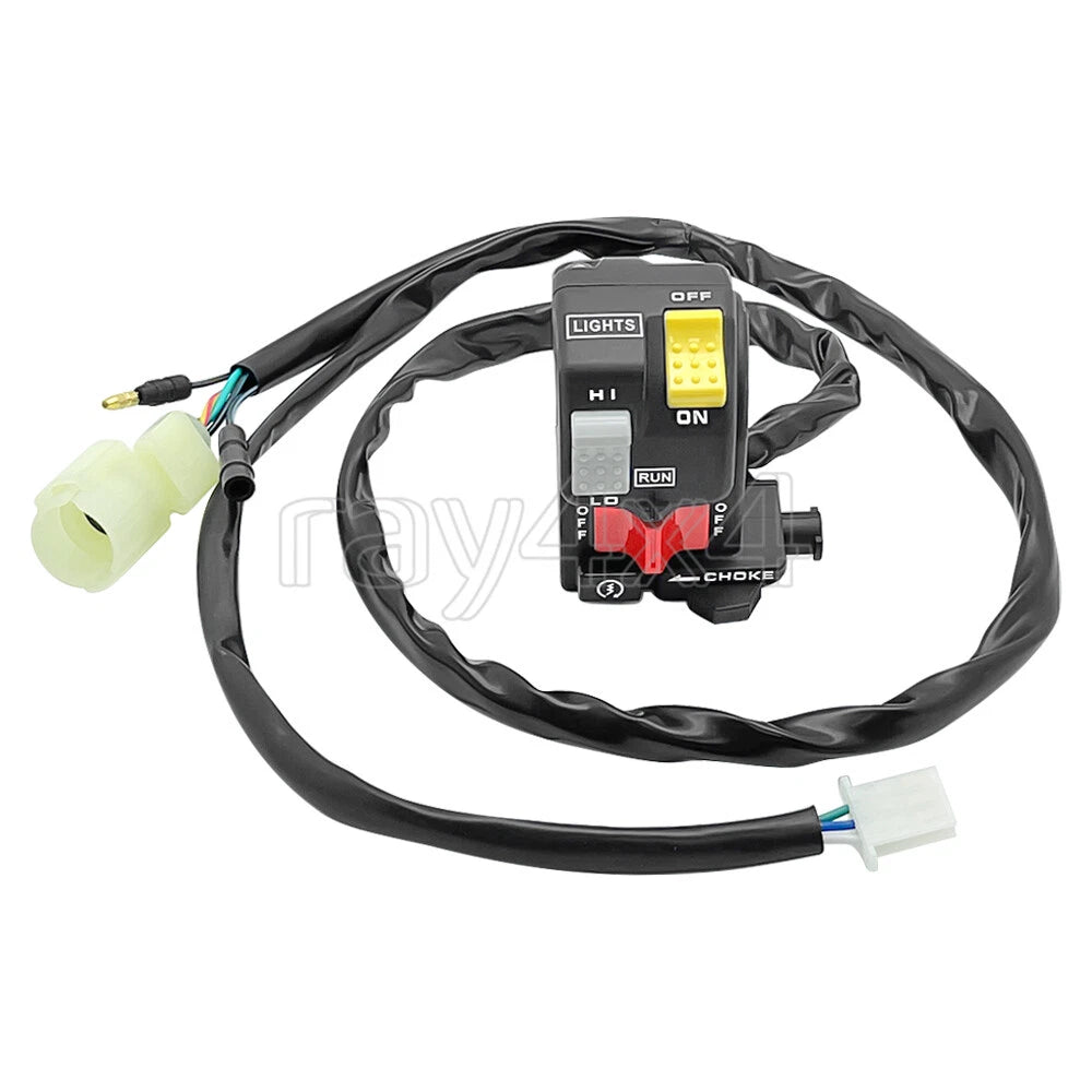Left Handlebar Start Stop Kill Switch for Honda TRX350D (1987–1989)