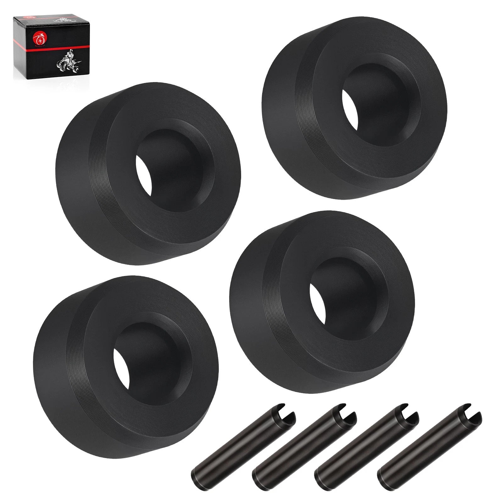 Set of 4 Secondary Clutch Rollers for Polaris RZR/Ranger (Upgraded Rust Free Pin)