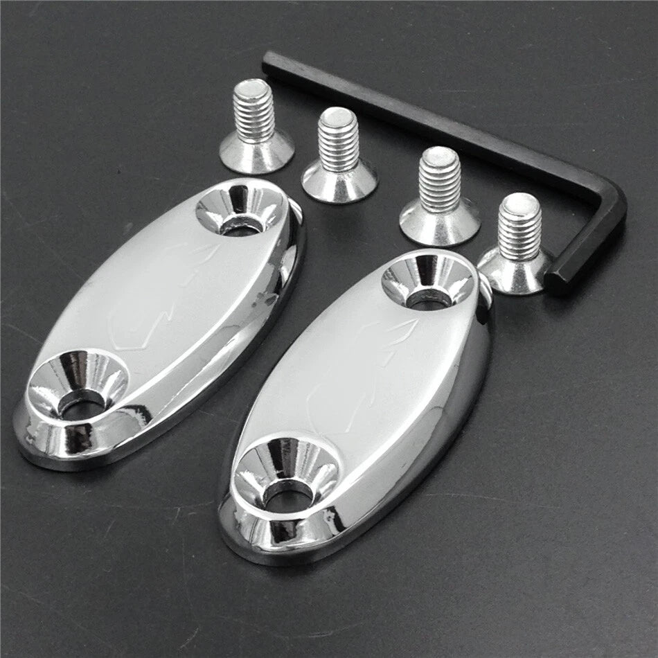 Mirror Block Off Base Plates for Honda CBR 600 F4/F4i/900RR/929/954/1000RR