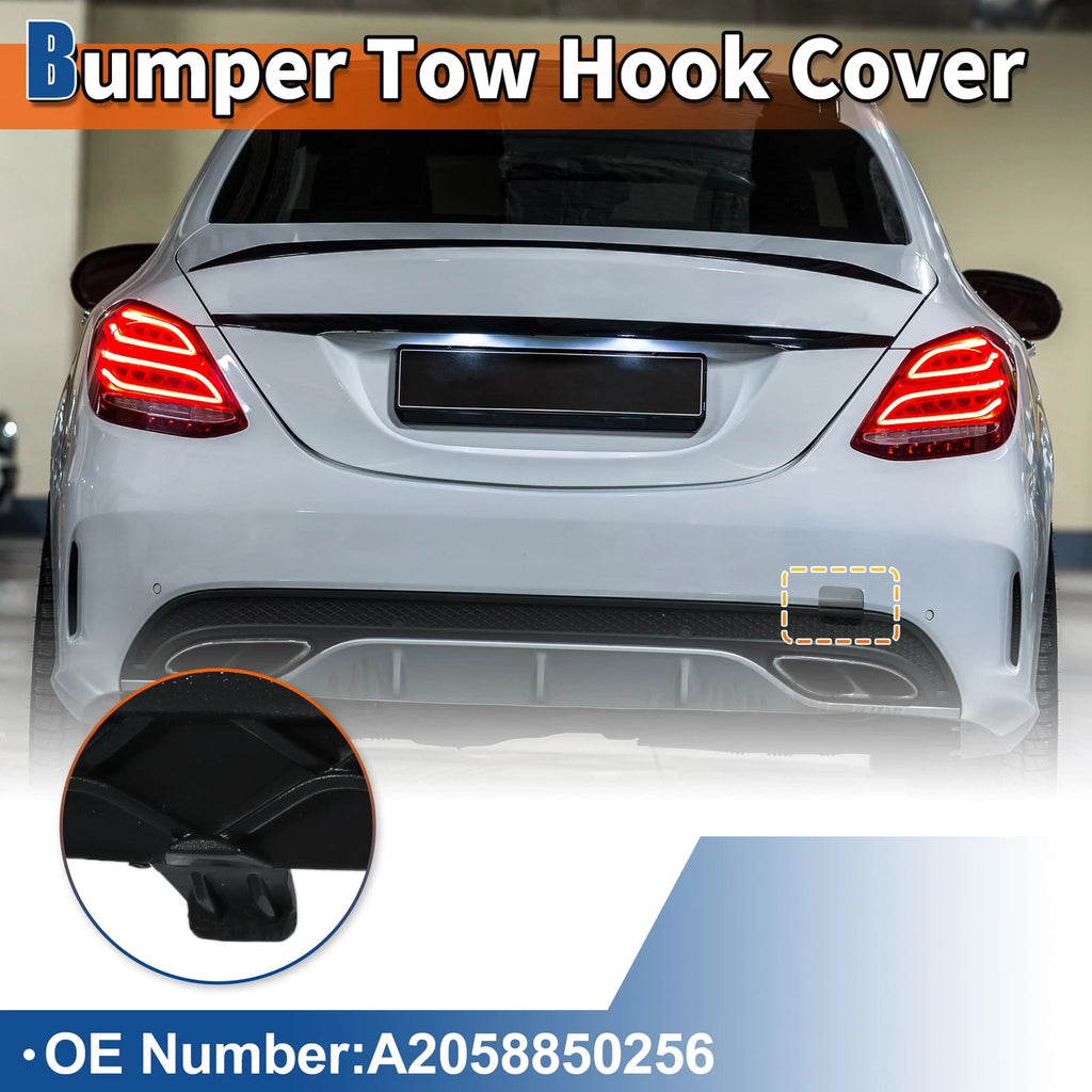 Rear Tow Hook Cover Replacement for Mercedes-Benz W205 (2015–2021)