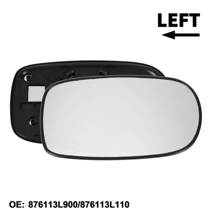 Left Mirror Glass Replacement for Hyundai Azera (2006–2008) No. 876113L900/876113L110