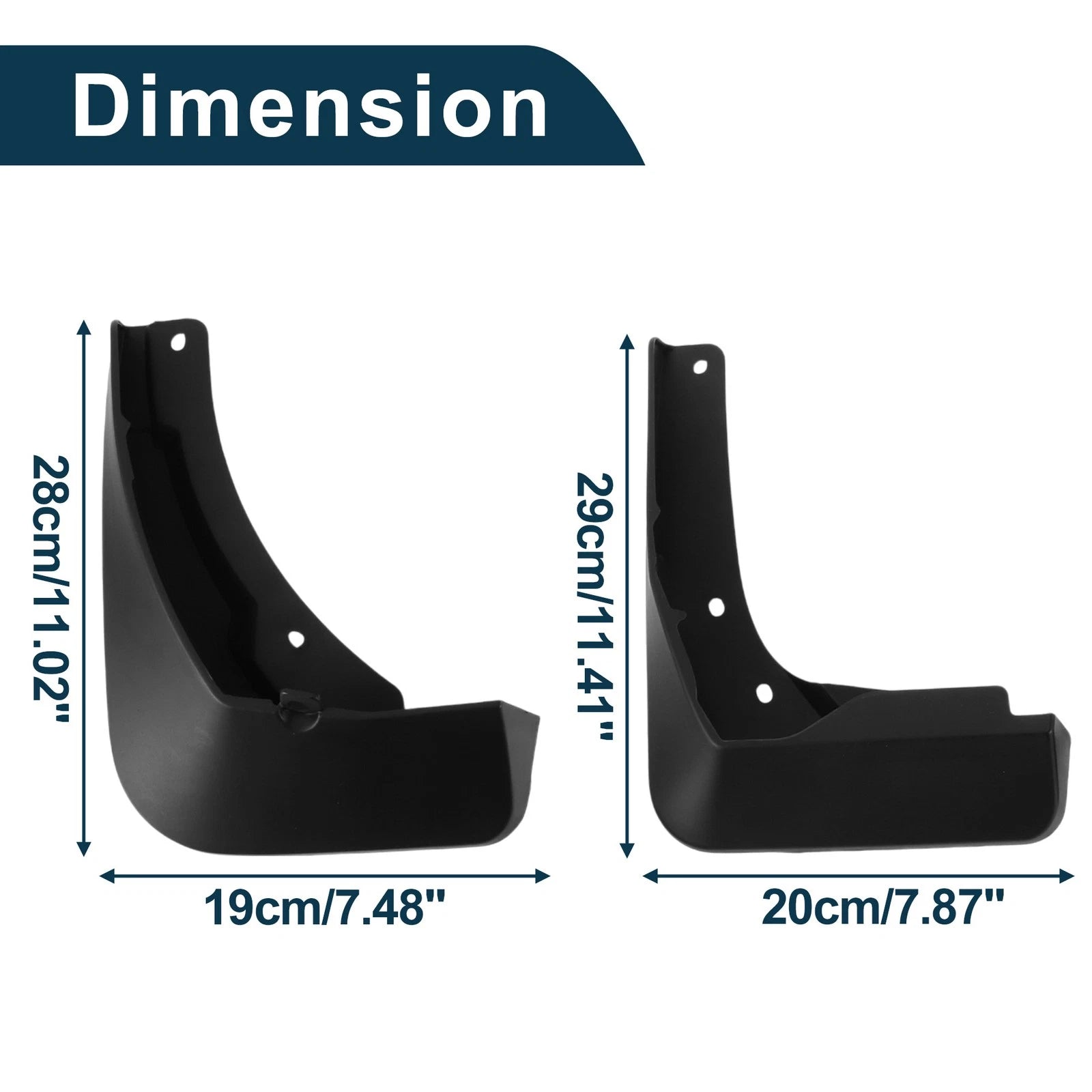 Mud Flaps Splash Guards Set for Volkswagen Magotan (2023–2023)