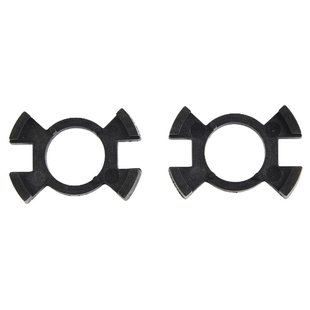 H1 HID Bulbs Conversion Kit Retainer Socket Adapter for Compatible Vehicles (2PCS)