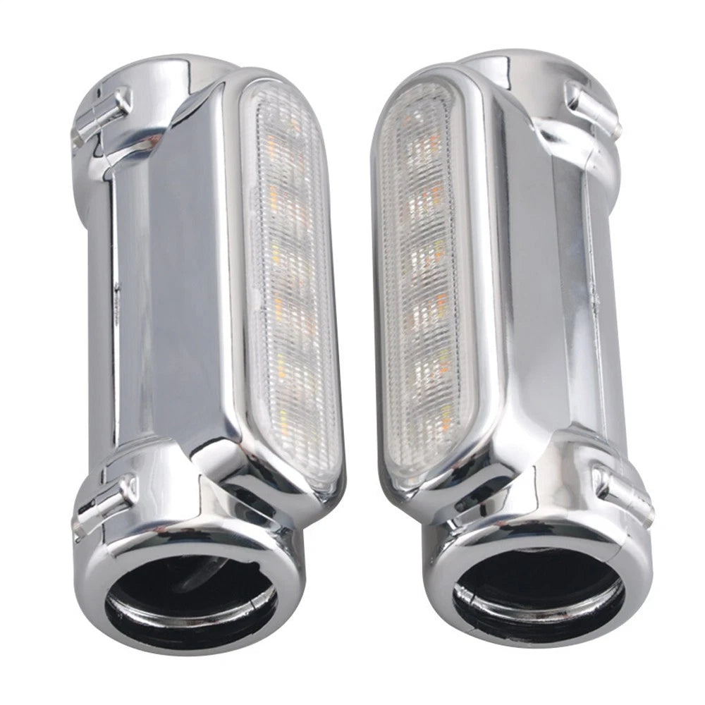 1.25" Highway Crash Bar Engine Guard Driving Light Turn Signal Lamp Kit for