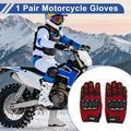 Cycling Fingerless Gloves for Mountain Biking Breathable Grip (Red) (2010–2026)
