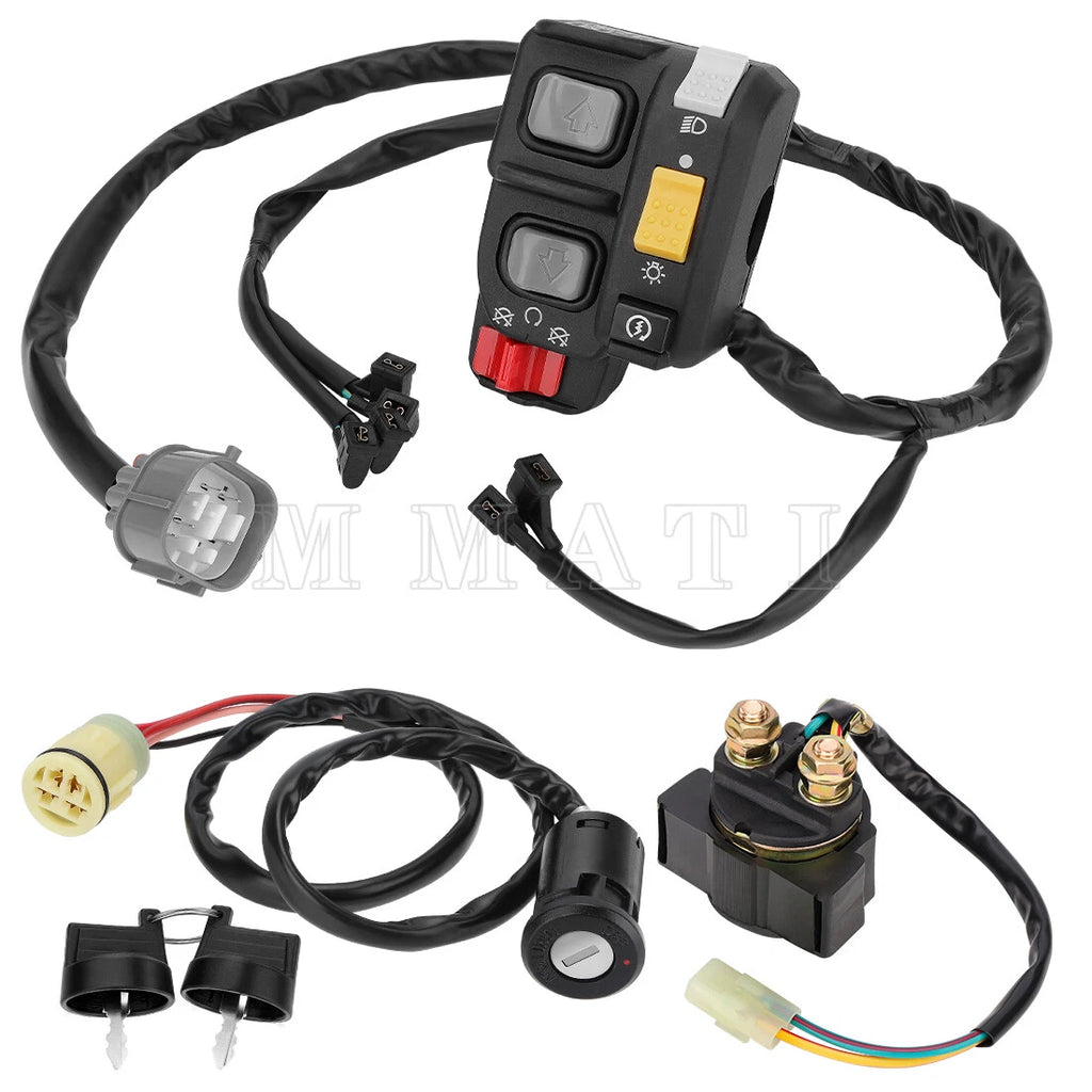 Handlebar Ignition Key Switch w/Relay for Honda Rancher TRX420 (2007–2013)