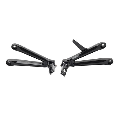 Rear Passenger Footrests Pegs Brackets for Honda CBR600RR (2005–2006)