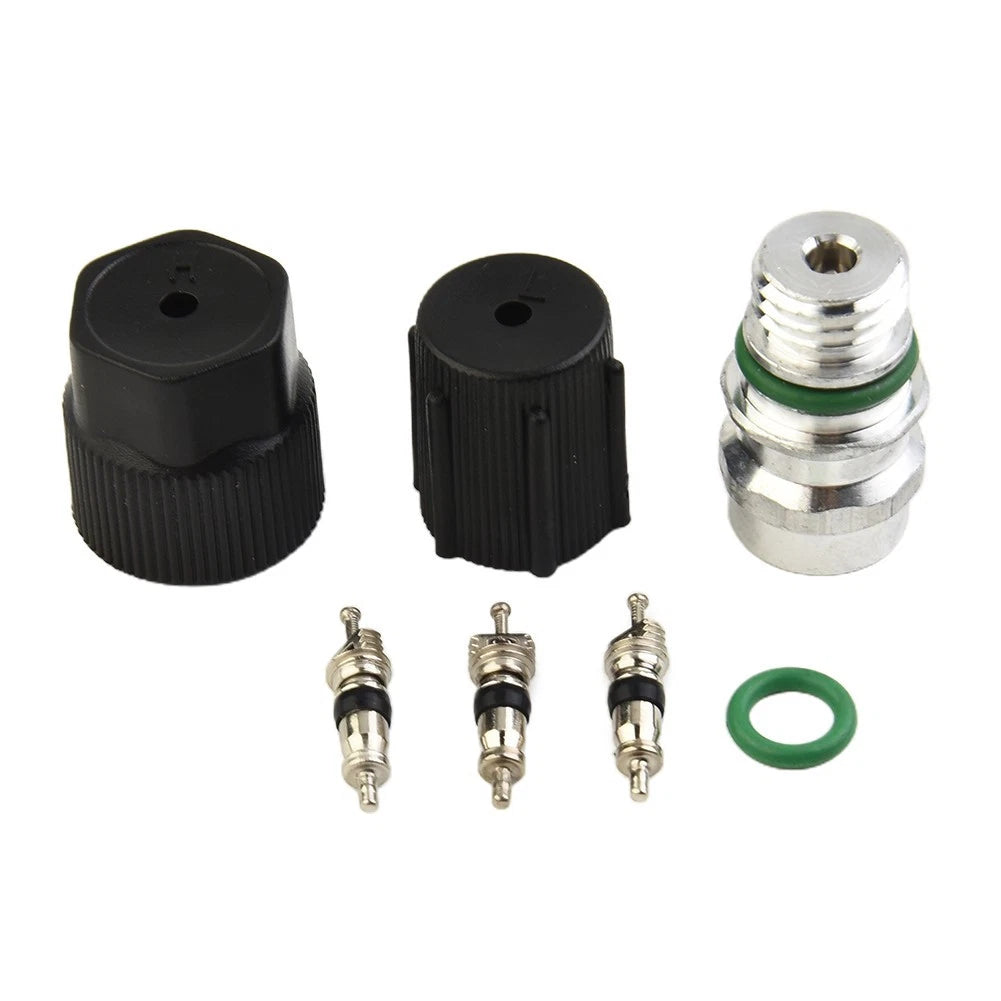 Set of A/C Cap & Valve Replacement for Vehicles (All Models)